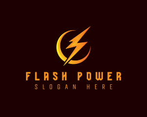 Bolt Power Lightning logo design