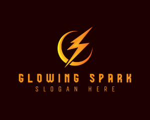 Bolt Power Lightning logo design