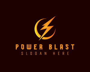 Bolt Power Lightning logo design