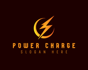 Bolt Power Lightning logo design