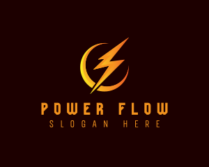 Bolt Power Lightning logo design