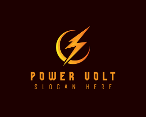 Bolt Power Lightning logo design