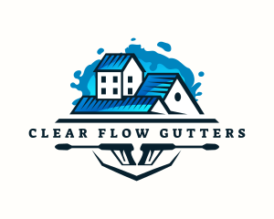 Gutter Cleaning Pressure Washing logo design