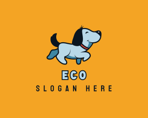 Hound - Cute Dog Walking logo design