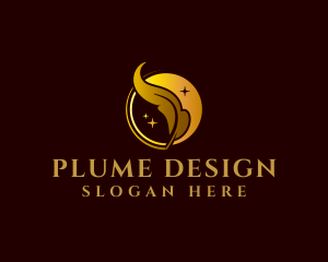 Plume - Feather Quill Writing logo design