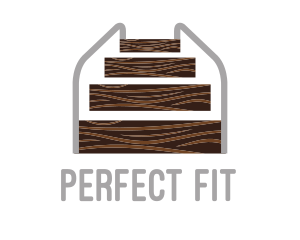 Fittings - Wood Stairs Carpentry logo design