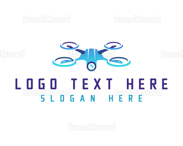 Flying Drone Camera Logo