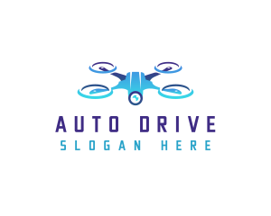 Autopilot - Flying Drone Camera logo design