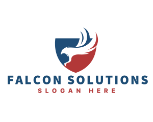 Falcon - Patriot Falcon Crest logo design