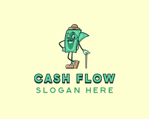 Money Cash Mascot logo design