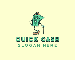 Money Cash Mascot logo design