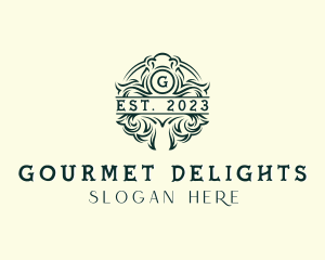 Luxury Gourmet Restaurant logo design