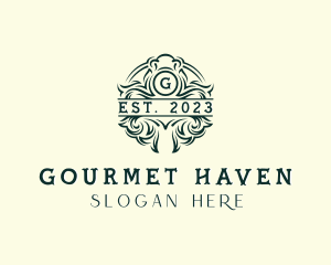 Luxury Gourmet Restaurant logo design