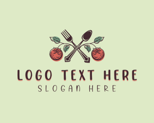 Homesteading - Tomato Organic Dining logo design