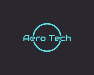 Neon Blue Tech logo design