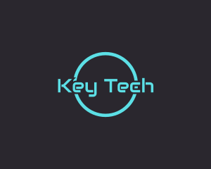 Neon Blue Tech logo design