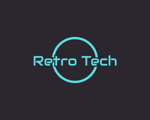 Neon Blue Tech logo design