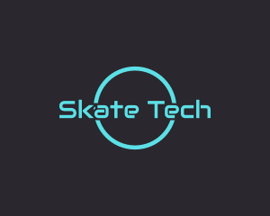 Neon Blue Tech logo design