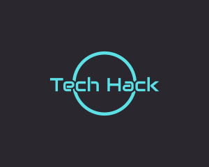 Neon Blue Tech logo design