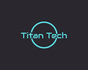 Neon Blue Tech logo design