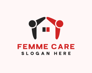 Volunteer Care Shelter logo design