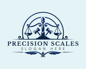 Law Scale Judge  logo design