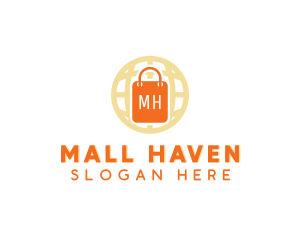 Global Ecommerce Bag logo design