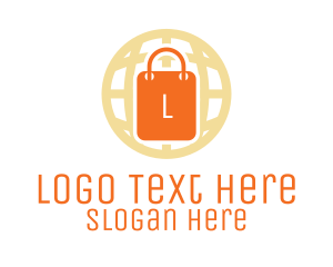 Shop - Global Shopping Bag logo design