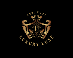 Luxurious Ornament Hotel logo design