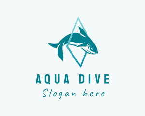 Marine Shark Aquarium  logo design