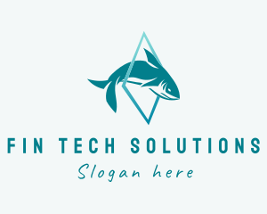 Marine Shark Aquarium  logo design