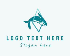 Scuba - Marine Shark Aquarium logo design