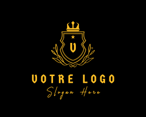 Marketing - Imperial Gold Crown Crest logo design