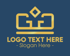 Gold - Golden Royal Crown logo design