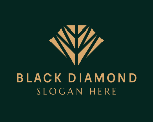 Brown Diamond Crystal logo design