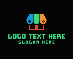 Shop - Gaming Console Shop logo design