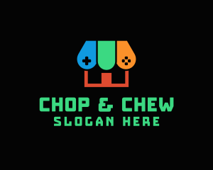 Multicolor - Gaming Console Shop logo design