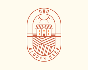 Barn - Sun Farm House logo design