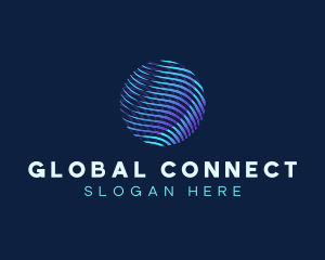 Globe - Technology Business Globe logo design