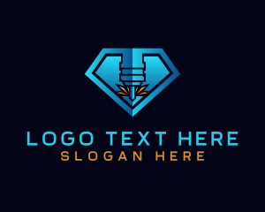 Technology - Diamond Laser Engraving logo design