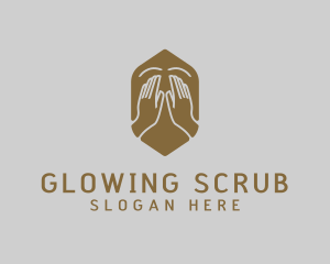 Exfoliation - Hands Therapy Spa logo design