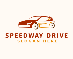 Driver - Sedan Race Driver logo design