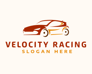 Sedan Race Driver logo design