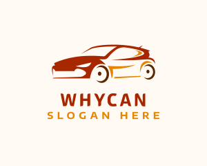 Racecar - Sedan Race Driver logo design