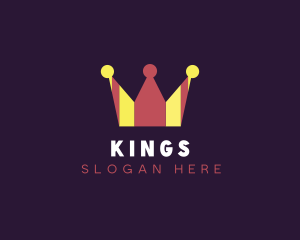 Stripes Royal Crown logo design