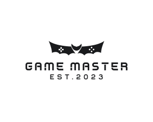 Nintendo - Bat Controller Gaming logo design