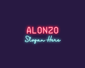 Neon Club Bar logo design