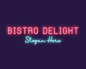 Neon Club Bar logo design