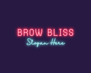 Neon Club Bar logo design