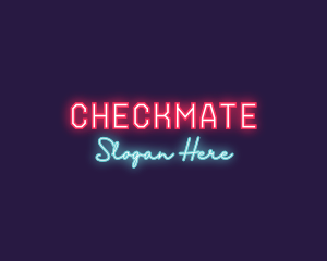 Neon Club Bar logo design